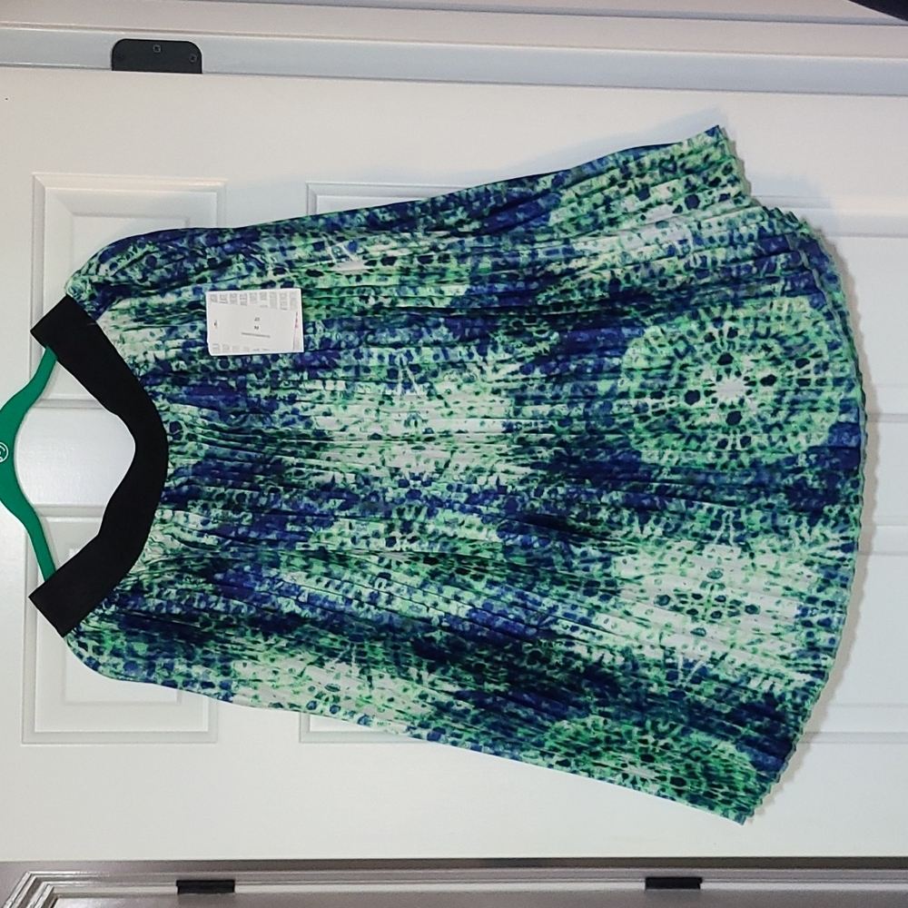 Tie dye print skirt